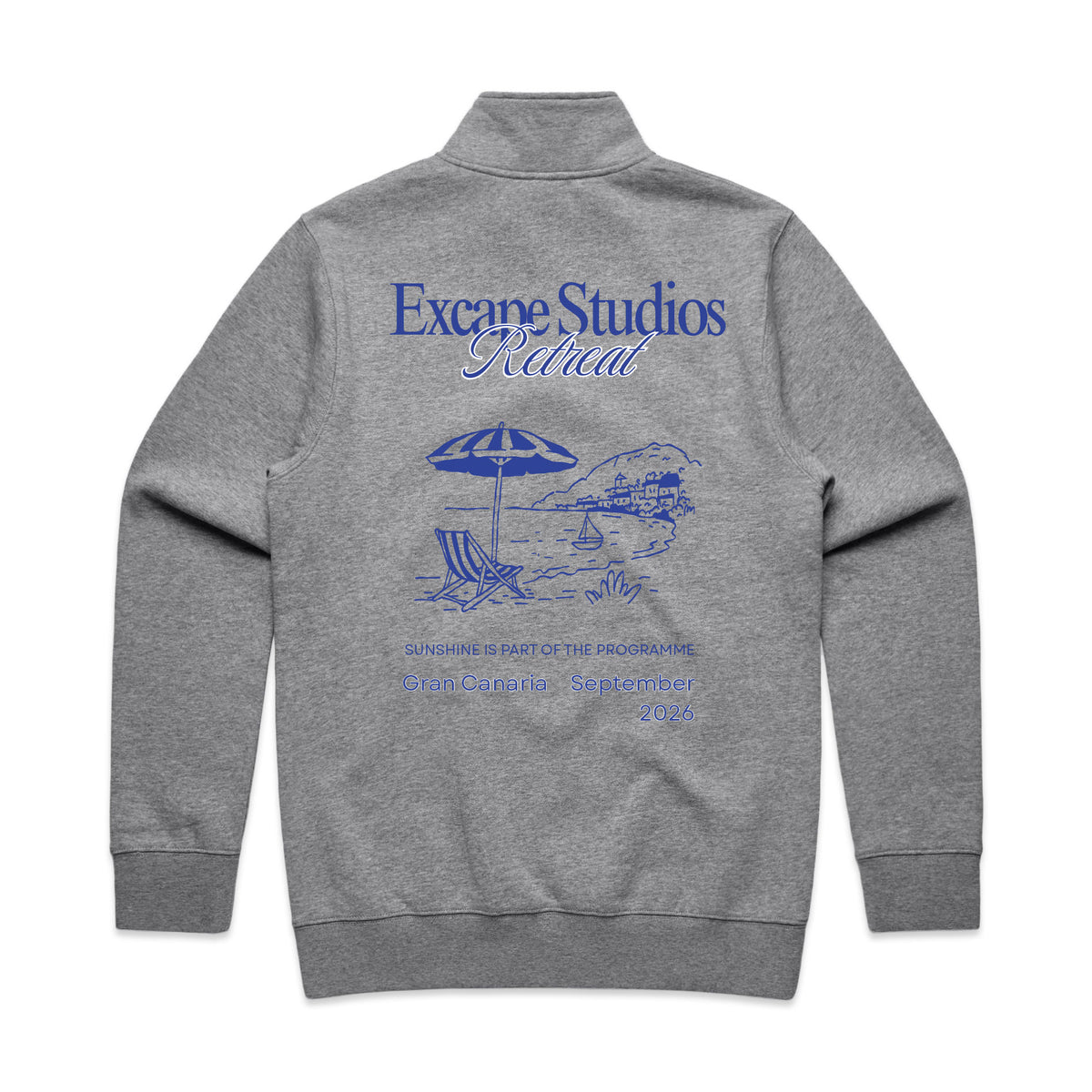 HALF ZIP CREW