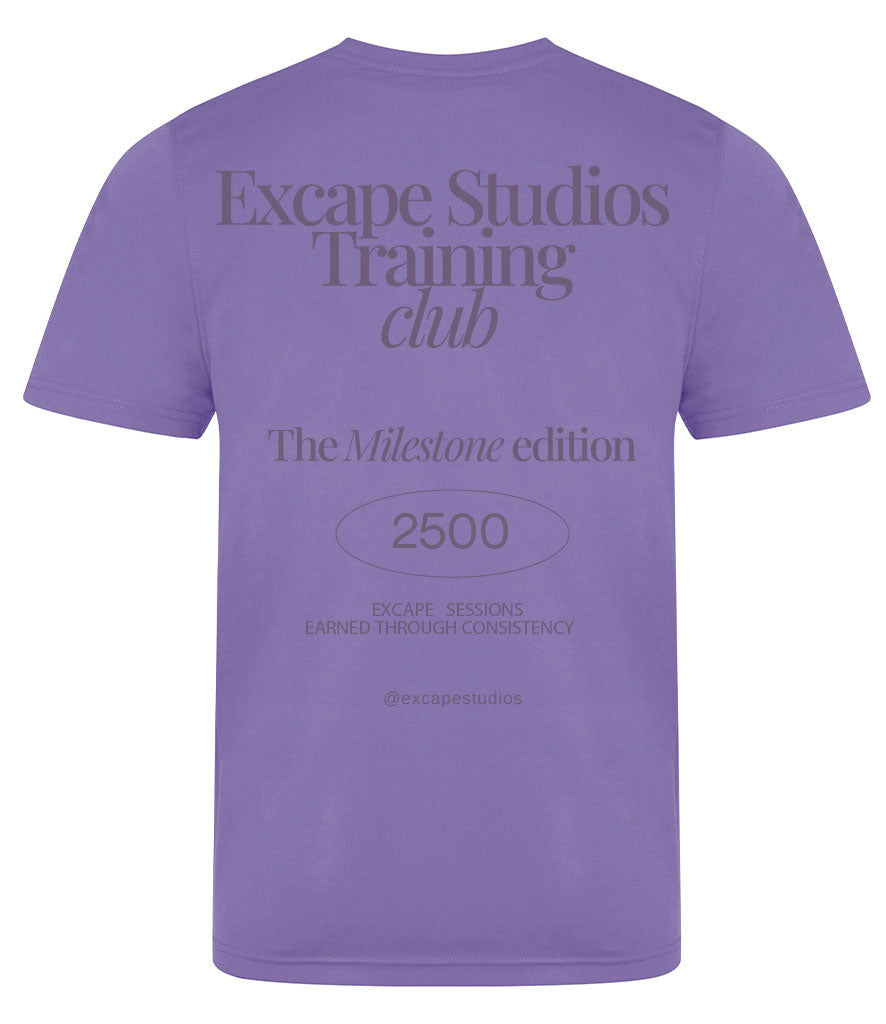 2500 Club Milestone - Cool Smooth Wicking T-Shirt