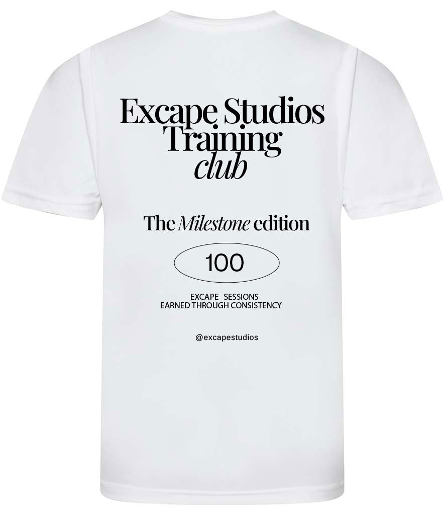 100 Club Milestone - Cool Smooth Wicking T-Shirt