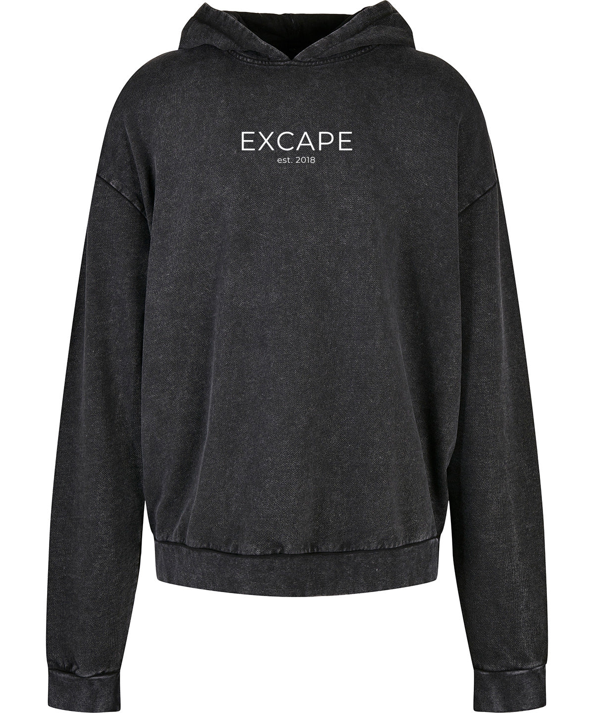 Acid washed oversize hoodie