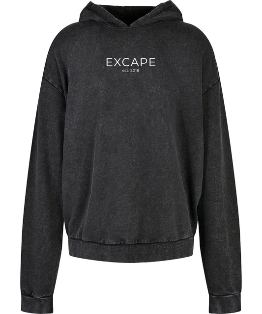 Acid washed oversize hoodie