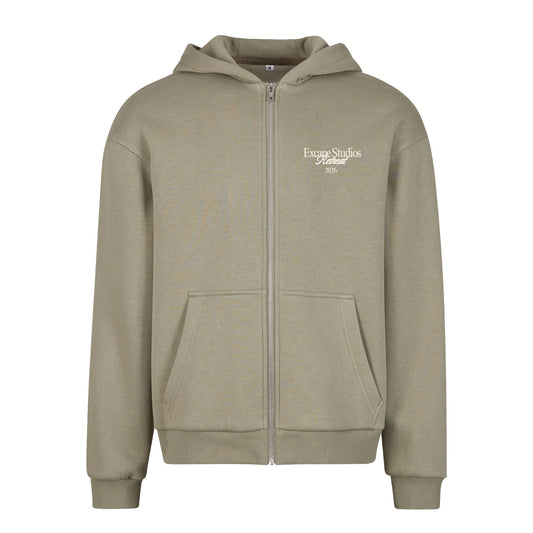Fluffy zip hoodie