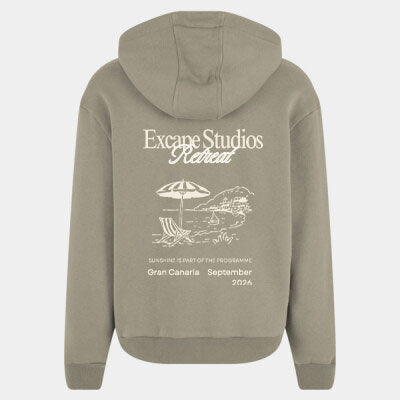 Fluffy zip hoodie